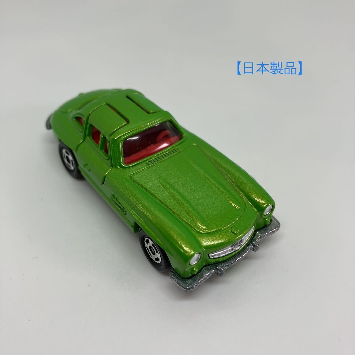 □絶版》トミカ No.F19【日本製】メルセデス ベンツ300SL/ライム