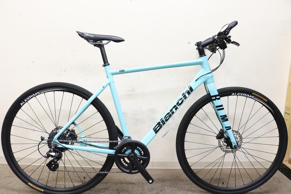 Yahoo!オークション - Bianchi ビアンキ ROMA3 クロスバイク Yahoo!オークション - Bianchi ビアンキ ROMA3 クロスバイク