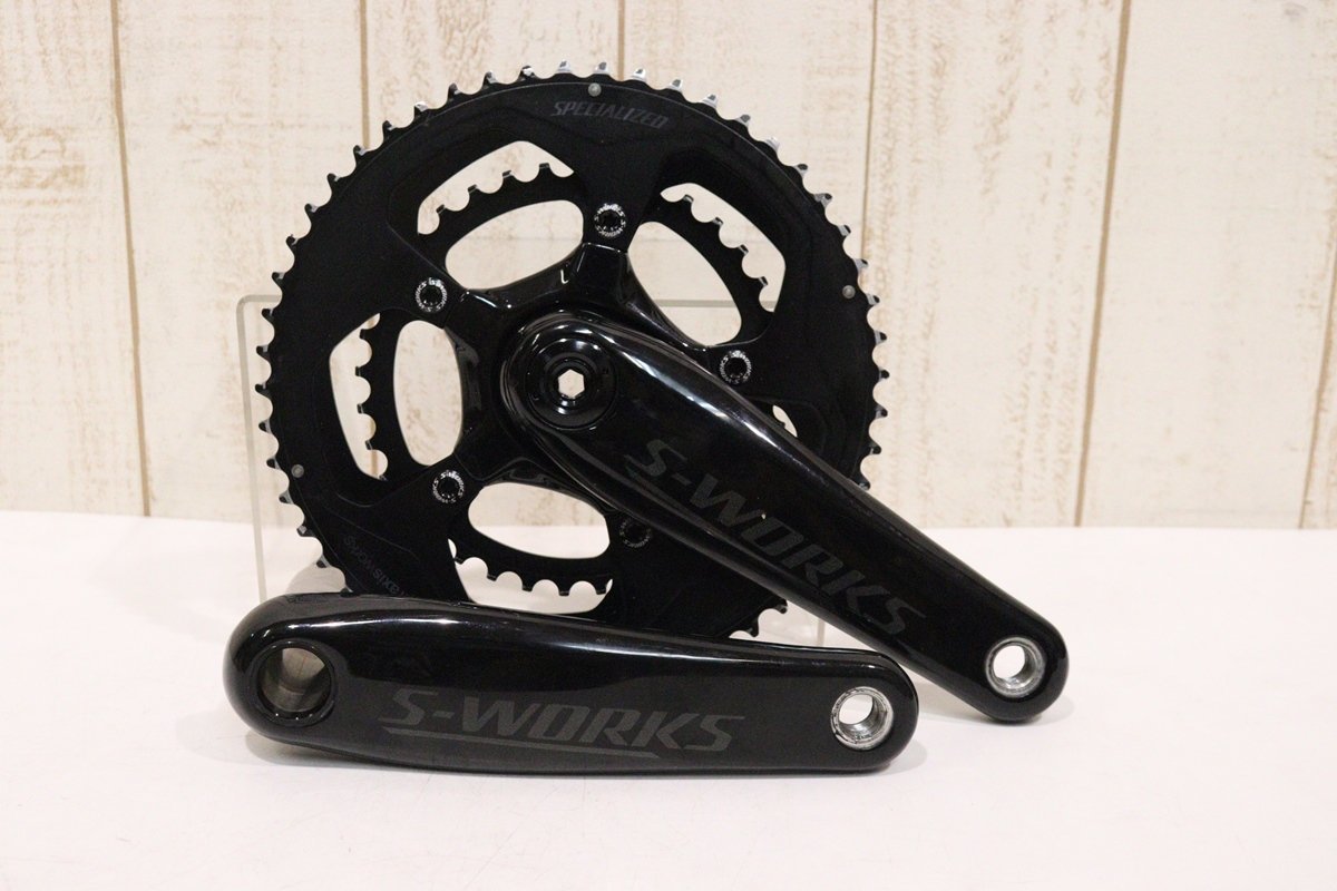 ★S-WORKS POWER CRANKS DUAL 172.5mm 52/36T 2x11s 両側計測 パワーメータークランクセット BCD:110mm 美品