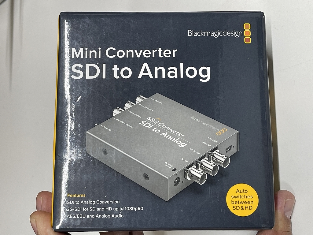 新品!!! Blackmagic Design SDI to アナログ (SDI to Analog) 　ブラックマジックデザイン【国内正規品】_画像8