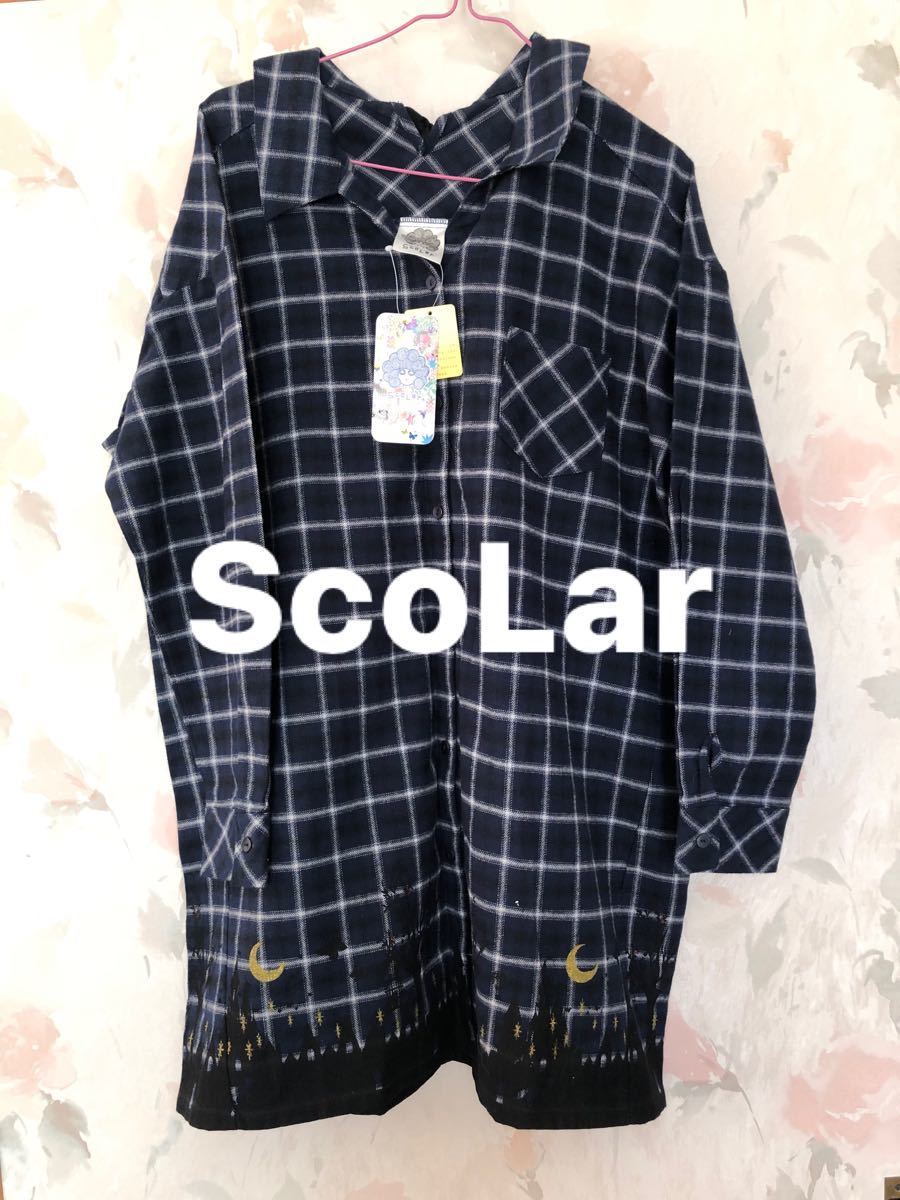 ScoLar   チュニック　ワンピース　スカラー