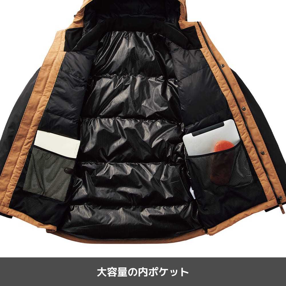 ワークマン 3Lサイズ AEGISフュージョンダウンジャケット ブラック 