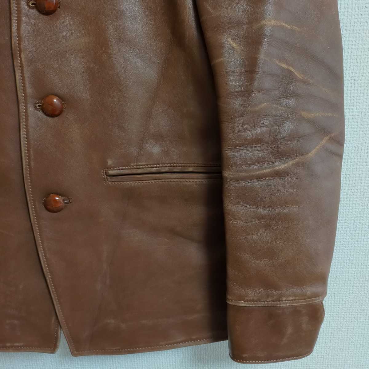 EGO TRIPPING エゴトリッピング ホースハイド レザーカーコート EGO TRIPPING エゴトリッピング ホースハイド レザーカーコート