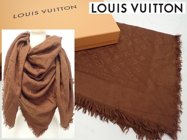 毎日低価 特別価格 ルイヴィトン LOUIS VUITTON 大判シルクウール