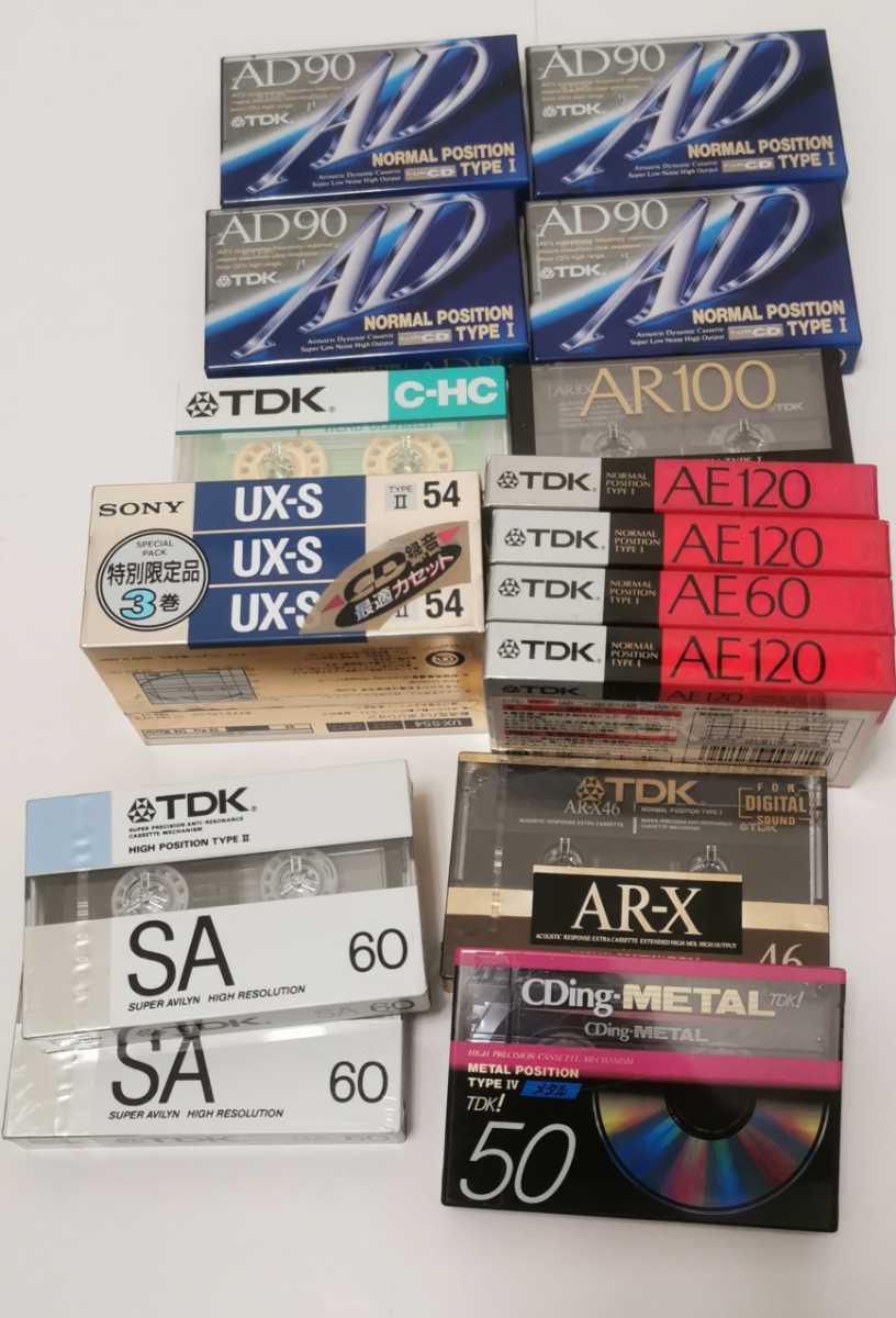 ヤフオク! - カセットテープ 17本 セット TDK AD-90A SA...