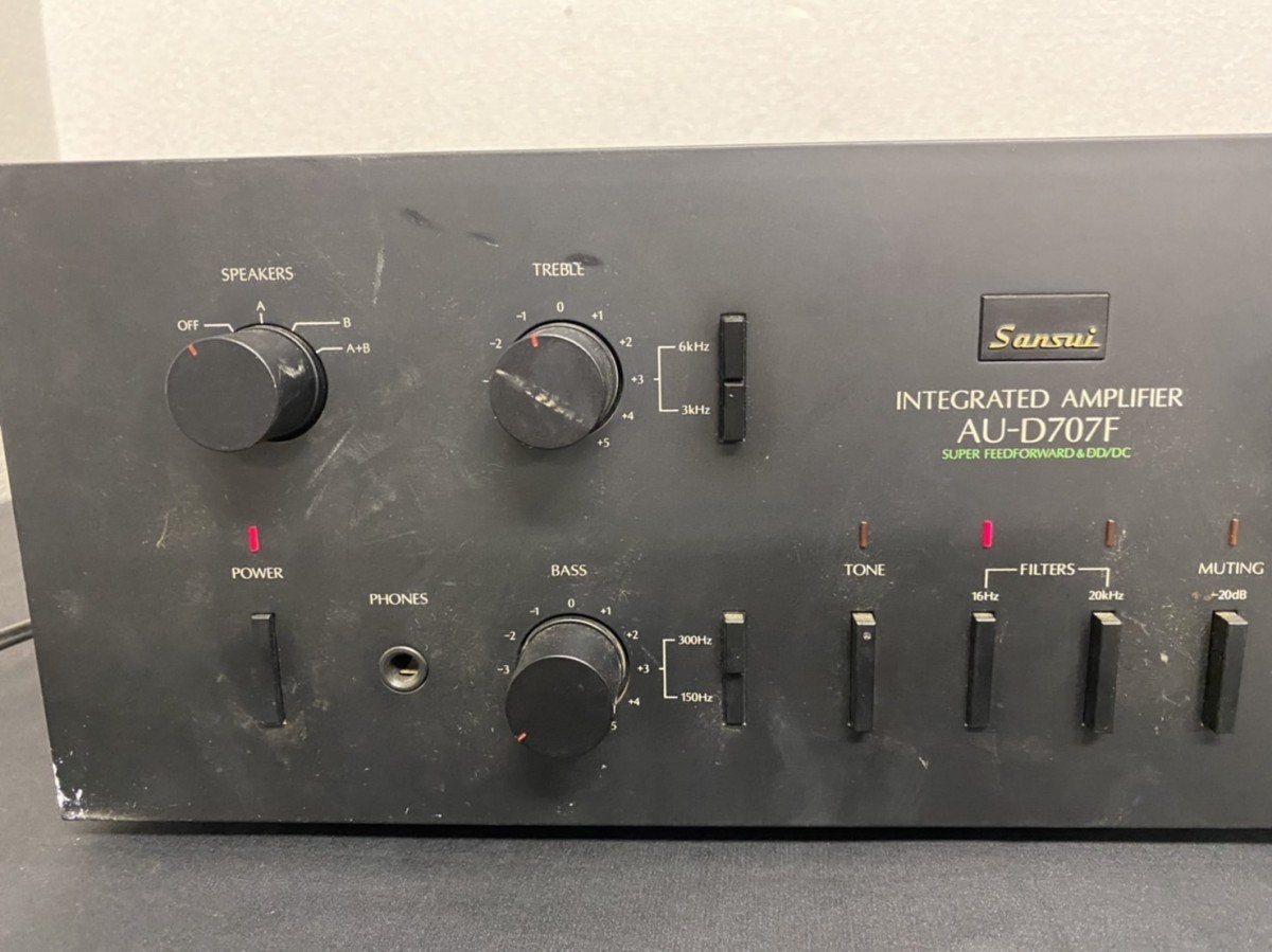 通電確認済み】SANSUI AU-D707F プリメイアンプ 現状品 | accentdental