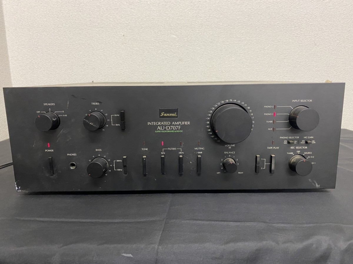 通電確認済み】SANSUI AU-D707F プリメイアンプ 現状品 | accentdental