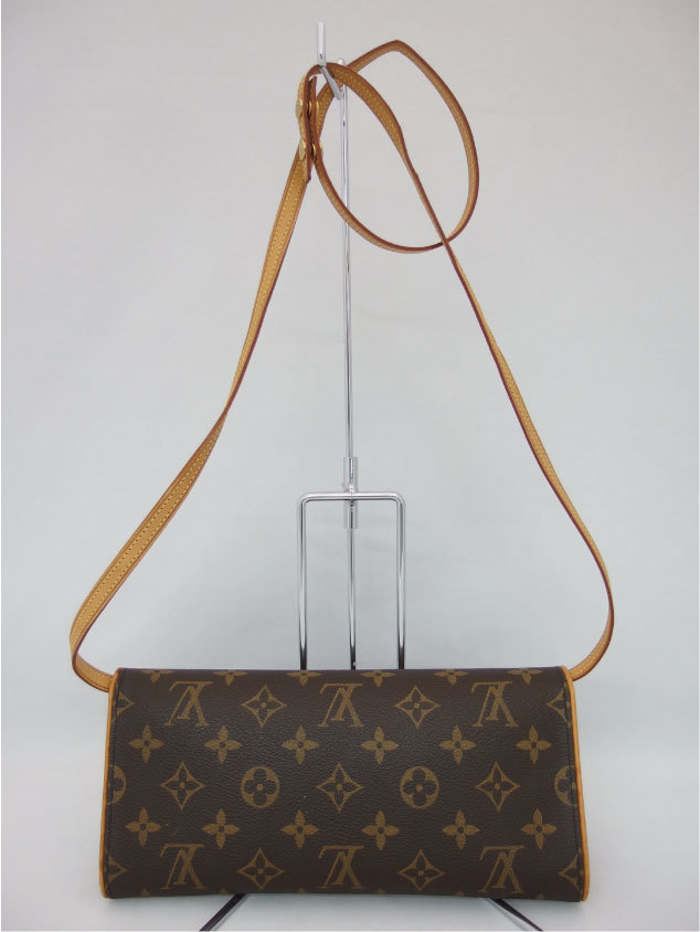 美品★LOUIS VUITTON ルイヴィトン モノグラム ポシェットツインGM M51852 ショルダーバッグ /B5708_画像2