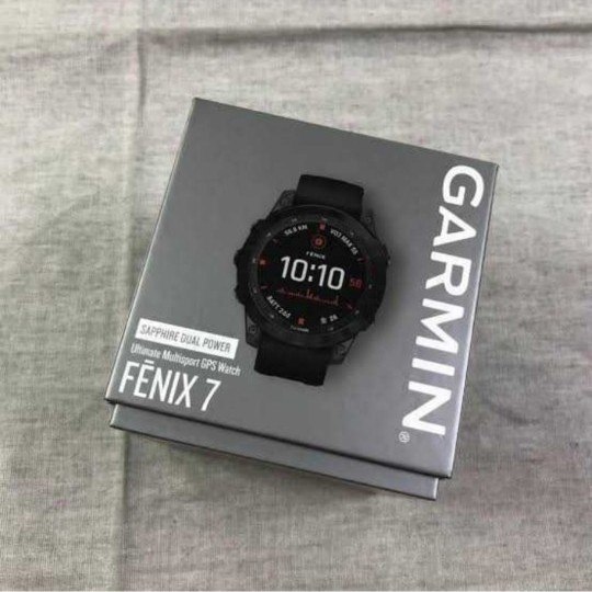 ガーミン公式直販 fenix 7 Sapphire Dual Power Ti Carbon Gray DLC