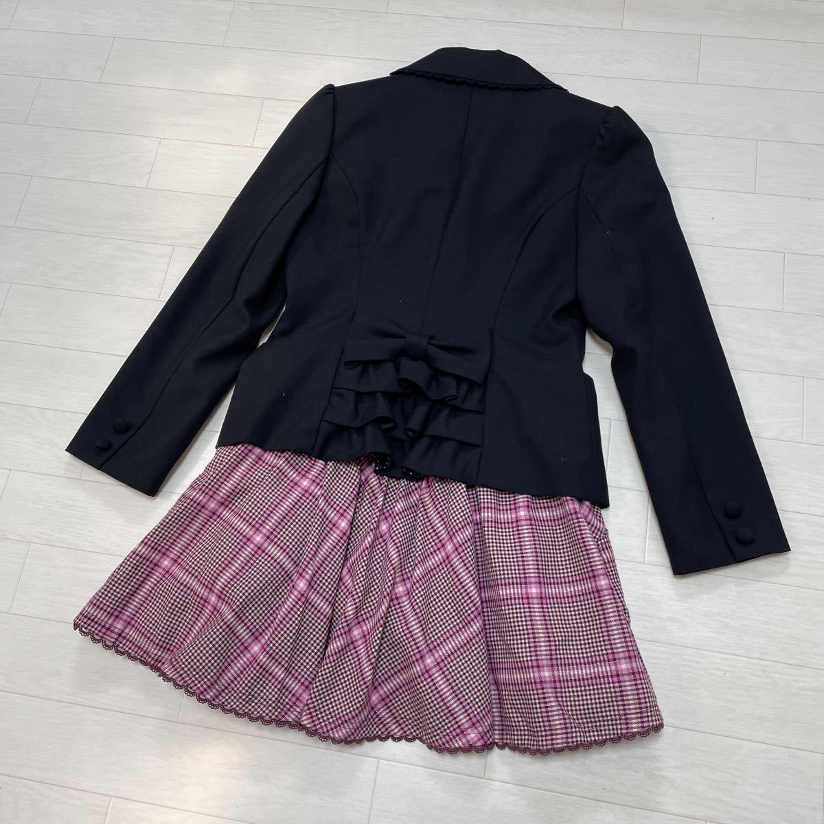 mezzo piano Mezzo Piano Junior girl formal suit set 3 point set . clothes graduation ceremony go in . type type . going to school size M 150 beautiful goods 