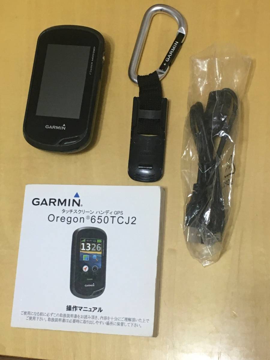 ガーミンハンディGPS GARMIN Oregon 650TCJ2 若干難あり(ハンディGPS ガーミンハンディGPS GARMIN Oregon 650TCJ2 若干難あり(ハンディGPS