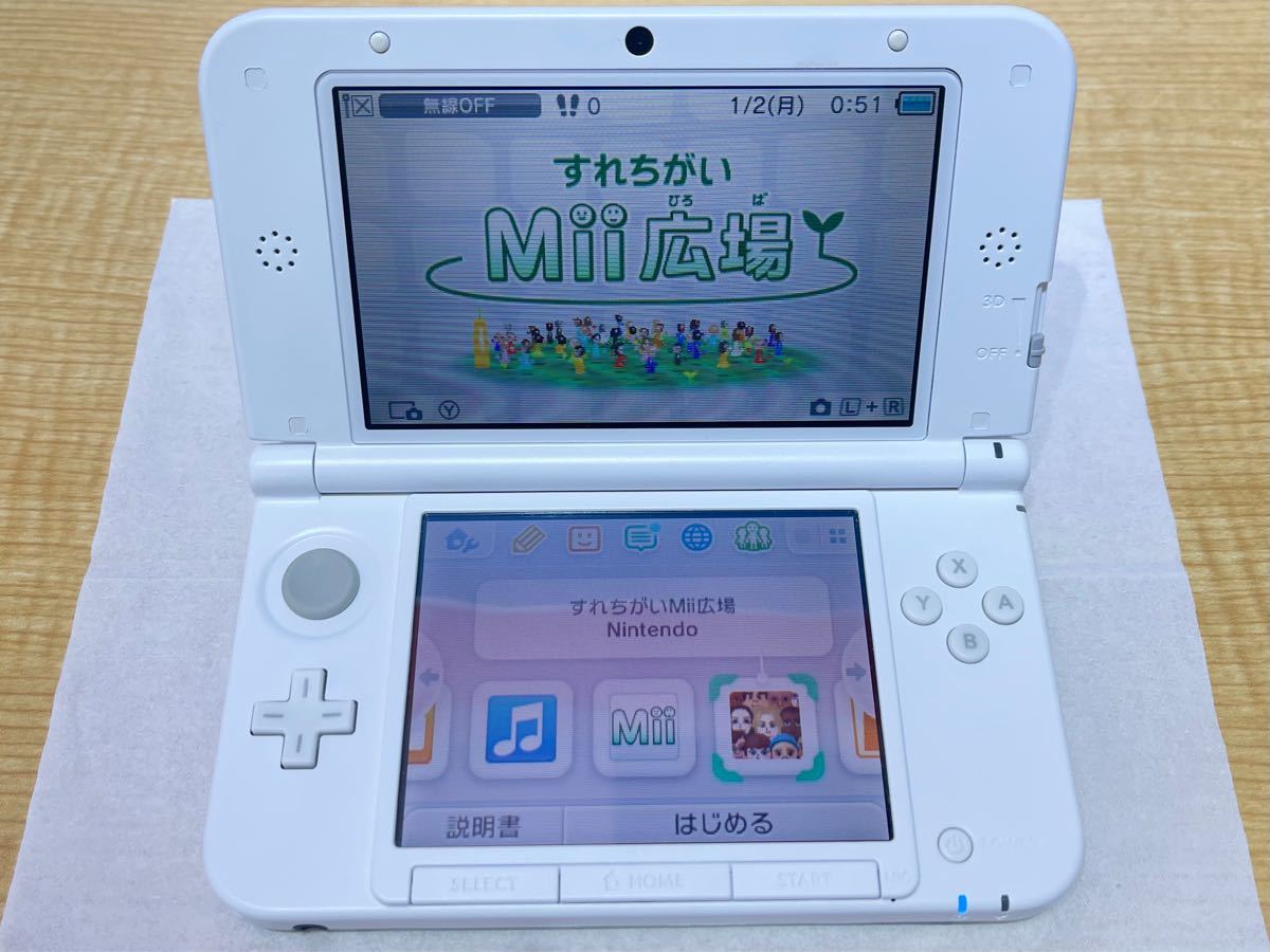 任天堂 ニンテンドー 3DS LL ミント×ホワイト 3dsll 極美品｜PayPayフリマ