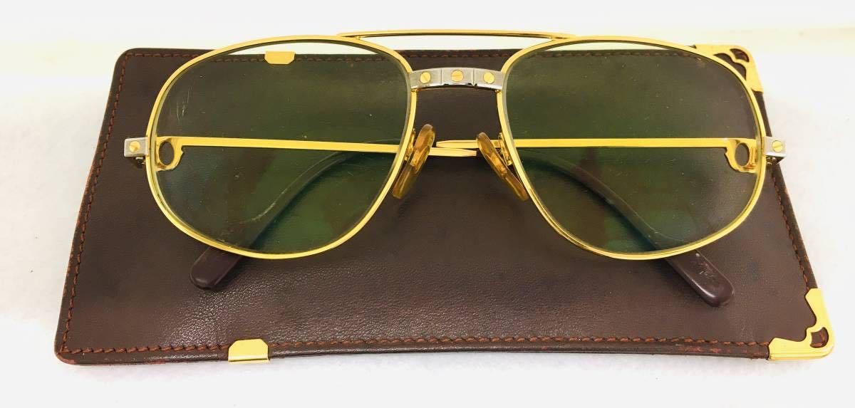T9/215 Cartier カルティエ 度入り メガネ 56□18 135 フレーム