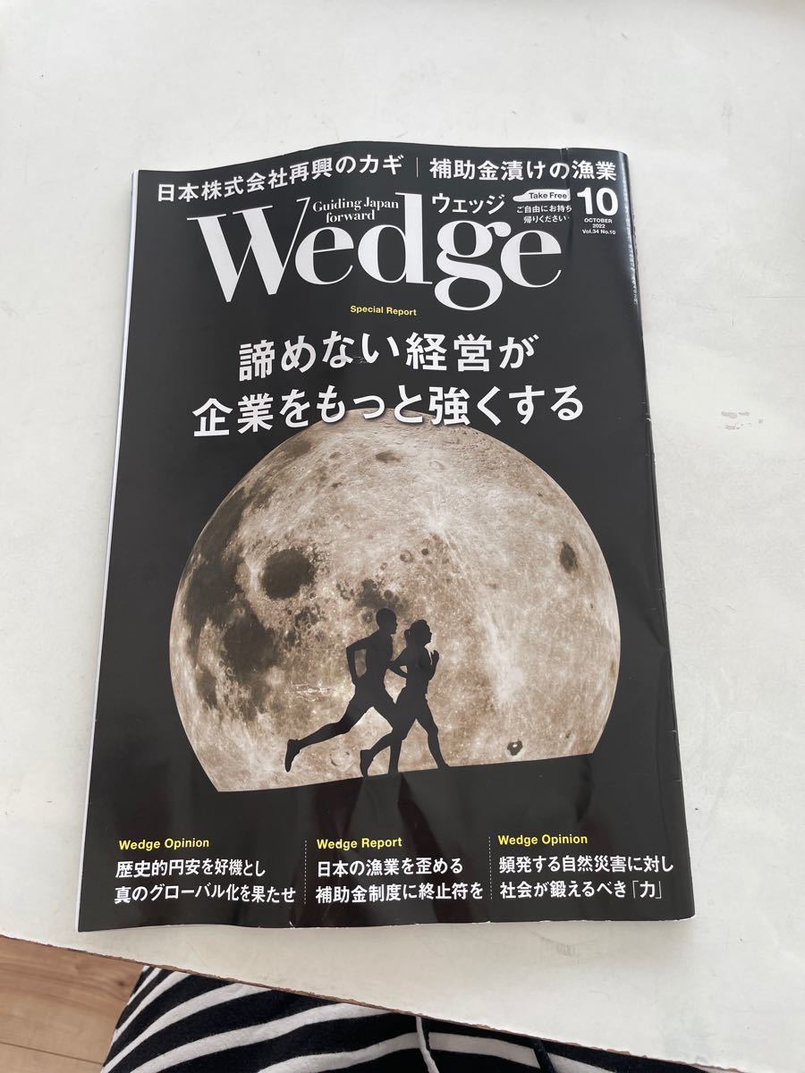月刊『Wedge ウェッジ』2022年10月号  雑誌 