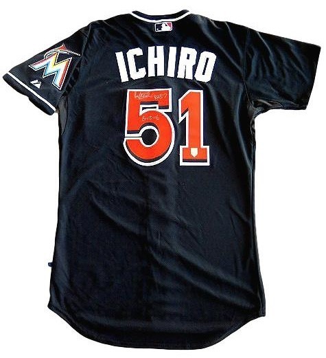 ichi low autograph autograph 4257 and world cheap strike record date writing official jersey - authentic * uniform 