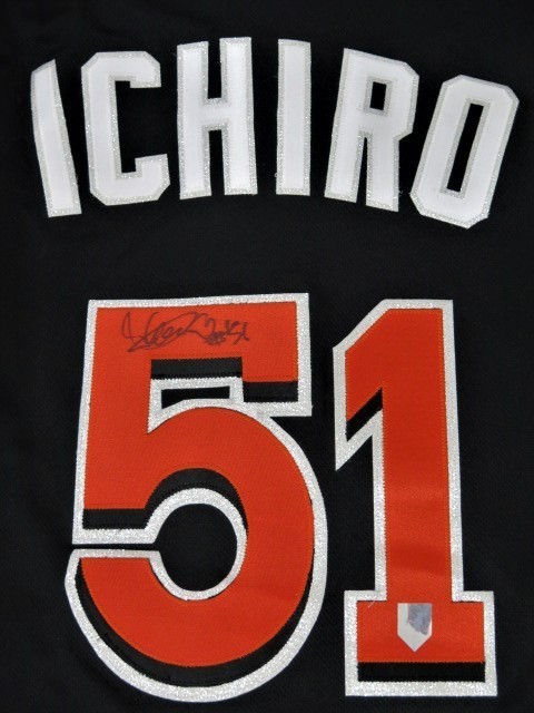 [MS]ichi low autograph autograph #51ma- Lynn z( black ) official jersey -! authentic * uniform inspection ) large . sho flat 