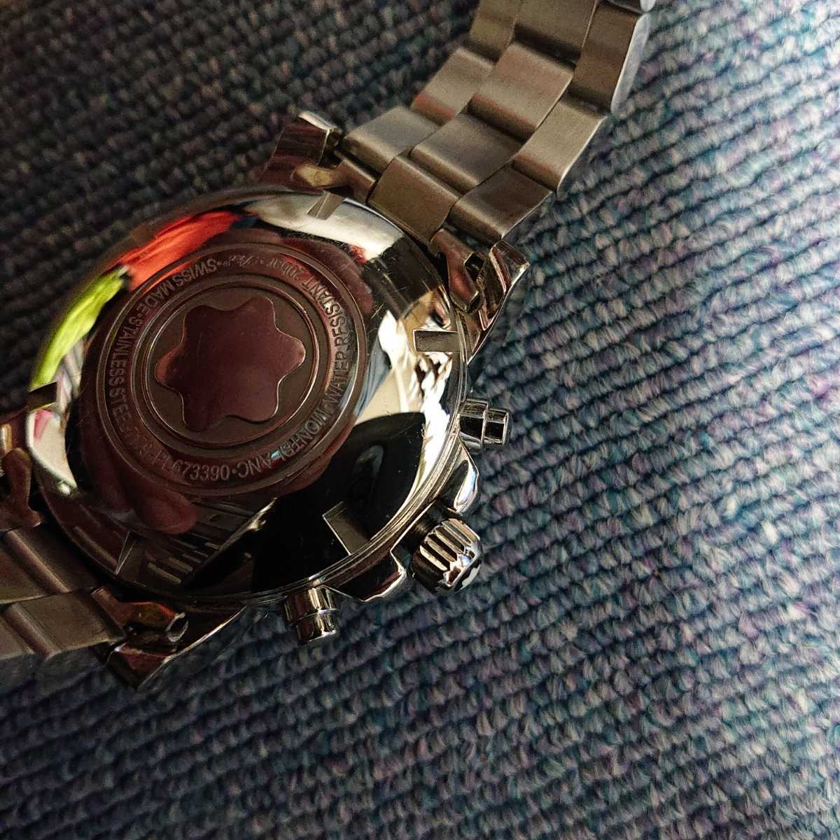  хороший Montblanc редкий 60 десять тысяч иен самозаводящиеся часы MONTBLANC 104280 спорт редкость 