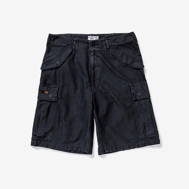 新品 Mサイズ WTAPS 20SS CARGO SHORTS 01 /SHORTS COTTON SATIN BLACK