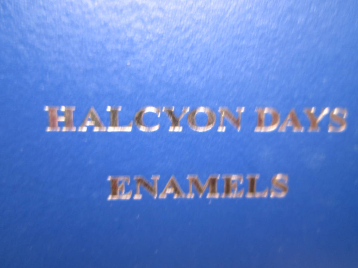 ☆英国 HALCYON DAYS ENAMELS The 1996 Mothers Day 花文Box 共ケース ピルケース ハルシオンデイズエナメル_画像8