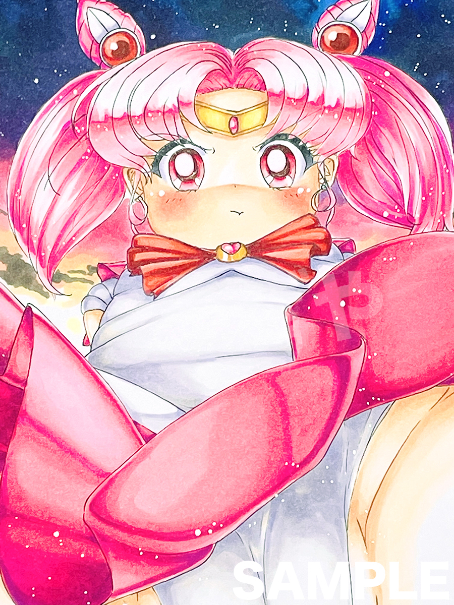 Yahoo!オークション - B5 同人手描きイラスト セーラーちび Yahoo!オークション - B5 同人手描きイラスト セーラーちび