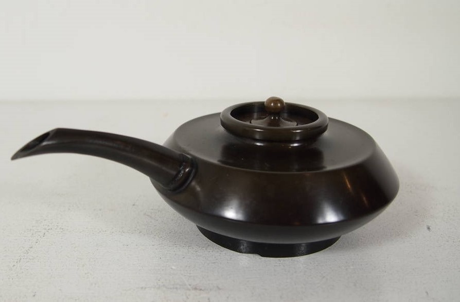 ヤフオク! ☆茶道具 水差し【花水次・はなみずつぎ】唐銅製・花水注/茶... 花水注ぎ お茶道具