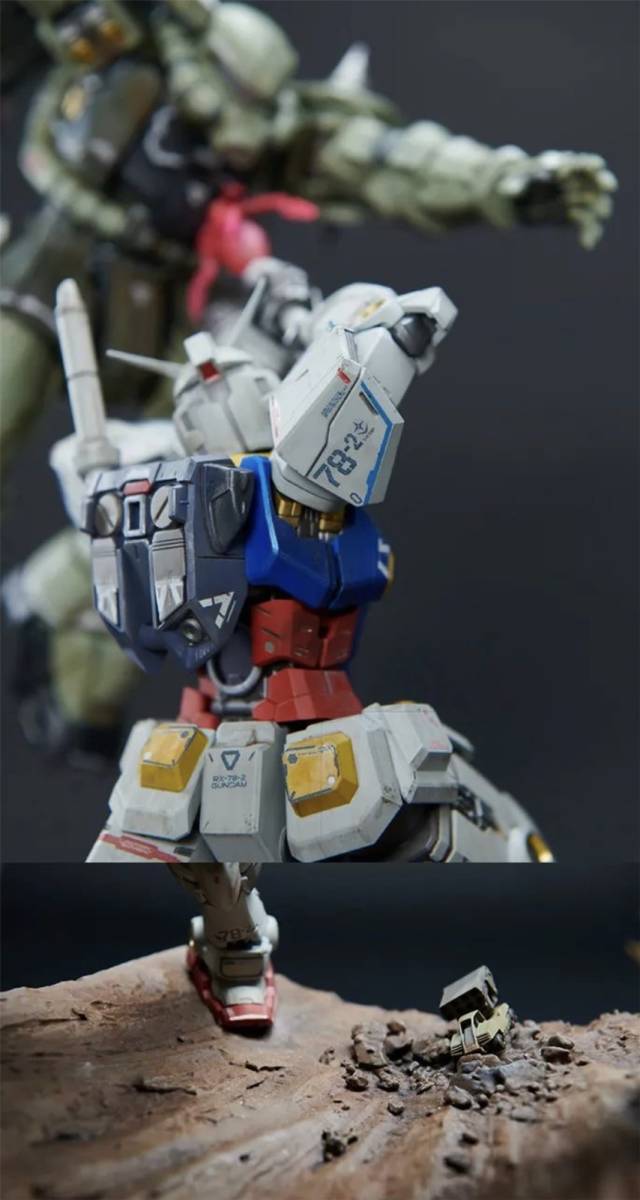 バンダイ 海外限定 BN FIGURE ガンダム VS ザク II BANDAI-