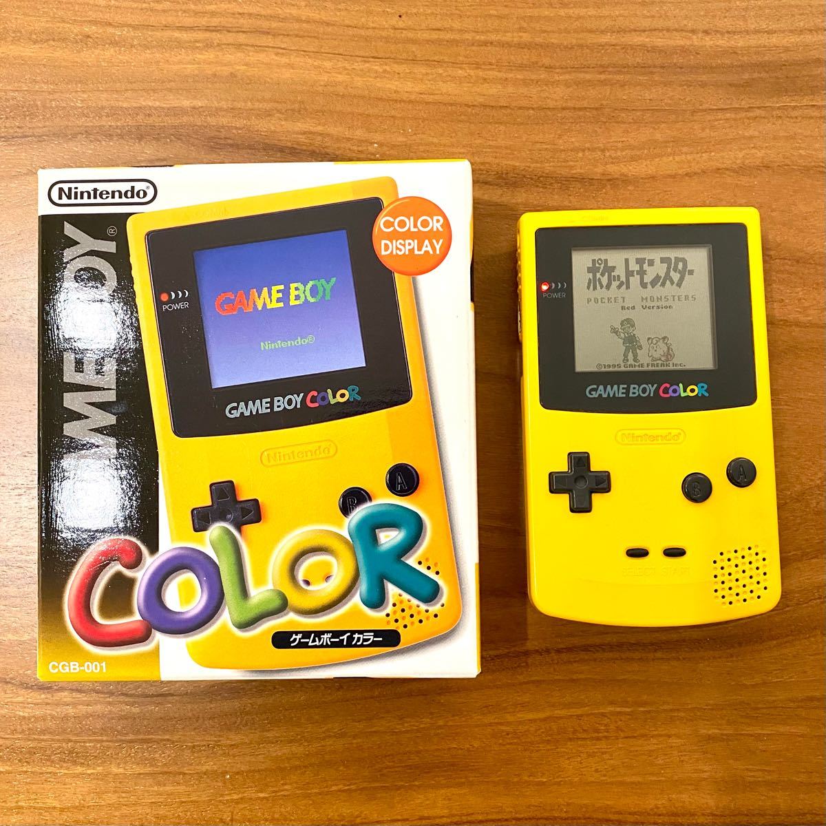 Nintendo ゲームボーイカラー 本体 イエロー CGB-001 動作確認済