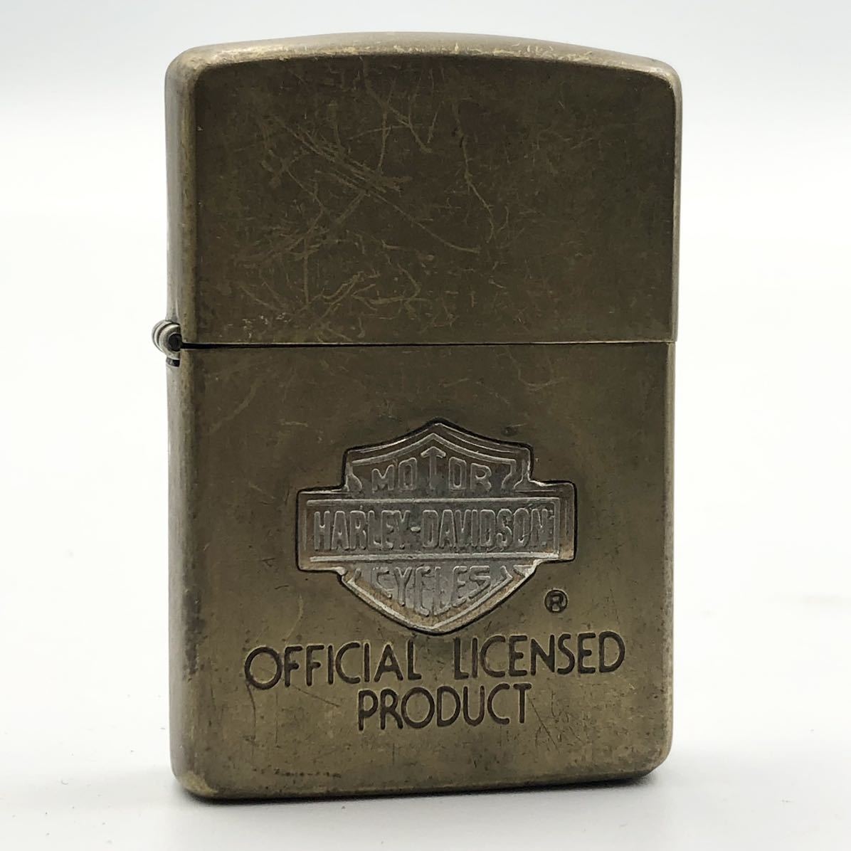 23TM☆ZIPPO HARLEY DAVIDSON solid brass☆ジッポ ハーレー