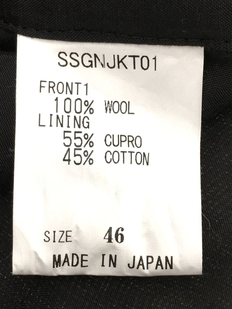 SOSHIOTSUKI/ジャケット/46/ウール/BLK/無地/KIMONO BREASTED SUITS