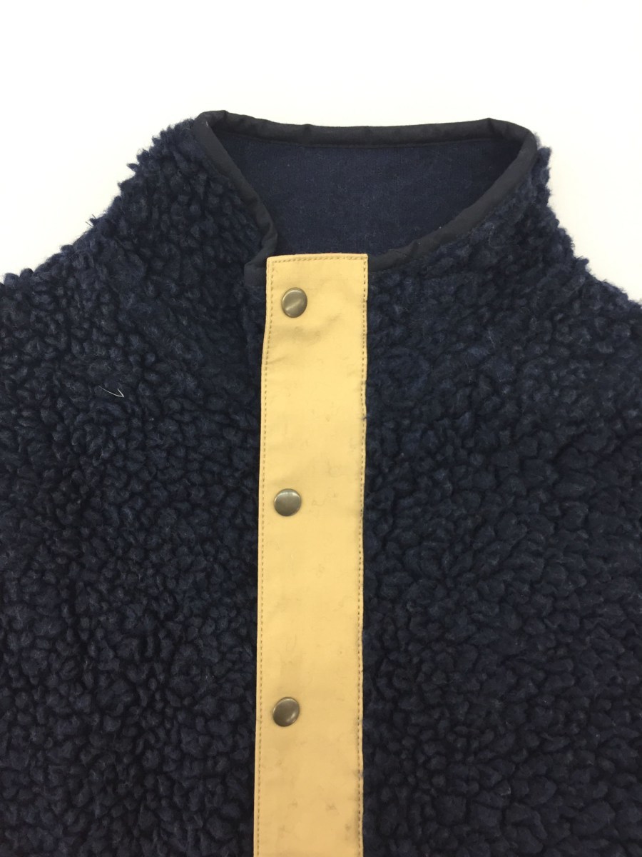 BROWN by 2-tacs◇Mixed wool pile fleece/B24-RA001/フリース
