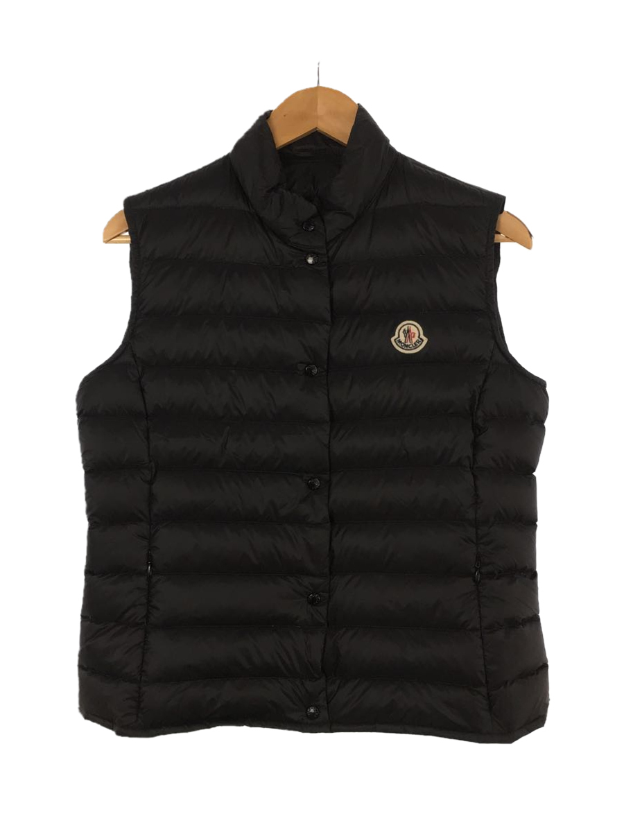 MONCLER◇モンクレール/LONGUE SAISON/ダウンベスト/3/ナイロン/BLK