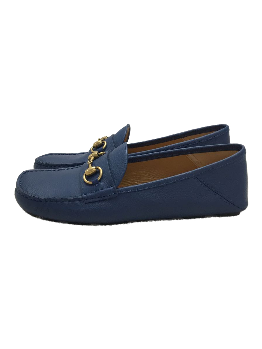 GUCCI◇ホースビットローファー/シューズ/548604/UK7.5/NVY/レザー