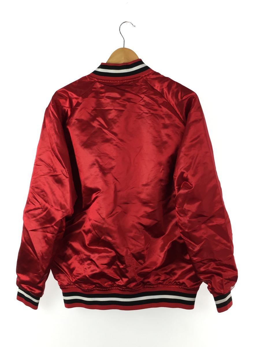 CHICAGO BULLS(シカゴブルズ)mitchell&ness/スタジャン/L/ポリエステル