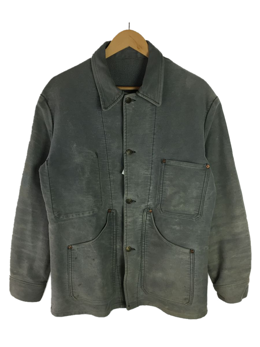 BERGHMANS/カバーオール/-/コットン/GRY/モールスキン sariater-hotel.com