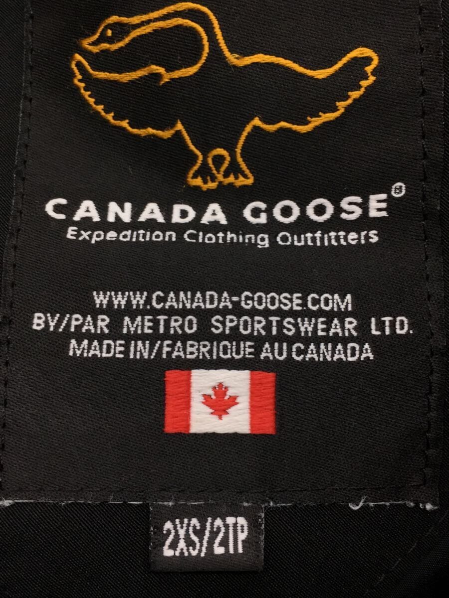 CANADA GOOSE◇カナダグース/ダウンジャケット/ポリエステル/ブラック