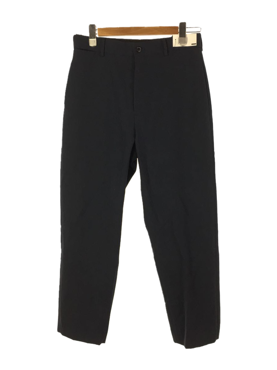 ATON◇BACK SATIN BASIC PANTS/スラックスパンツ/2/ウール/NVY lp2m