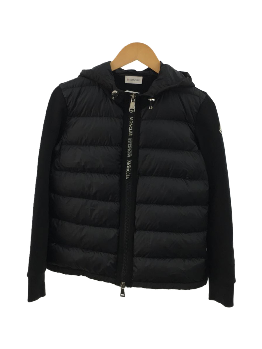 MONCLER◇MAGLIA CARDIGAN/ジャケット/S/ナイロン/BLK/F20938G50300