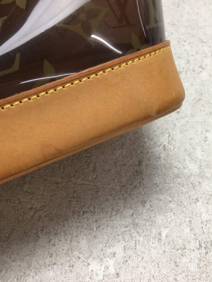 LOUIS VUITTON◇カバアンブルMM_モノグラム・ビニール_BRW/PVC
