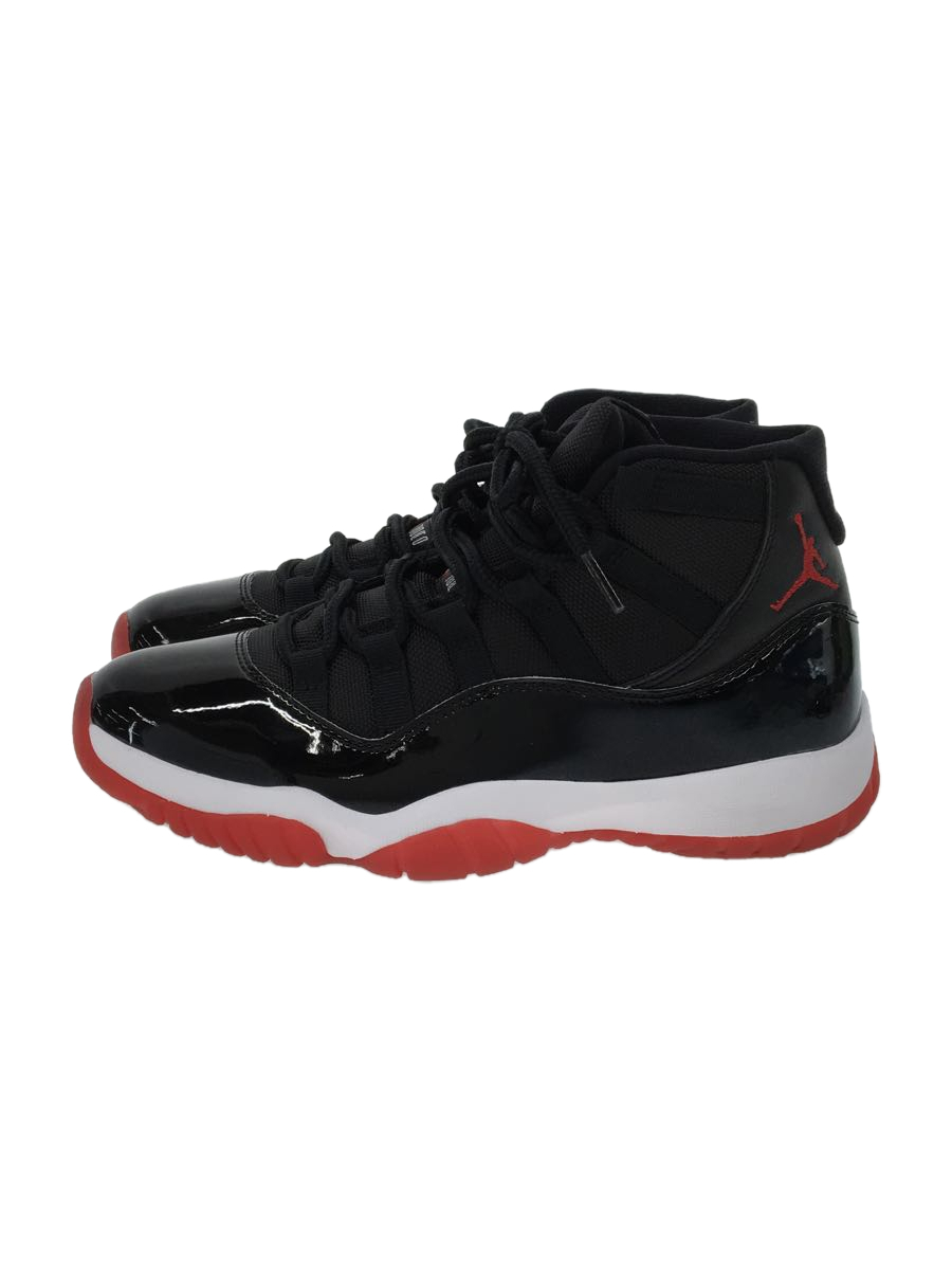 NIKE◇AIR JORDAN 11 RETRO/エアジョーダン11レトロ/ブラック/378037