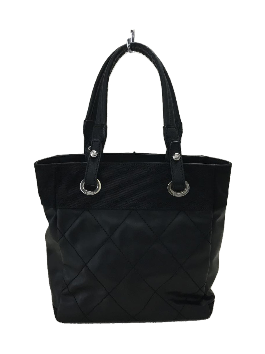 CHANEL◇トートPM_パリビアリッツ_コーティングキャンバス&カーフ