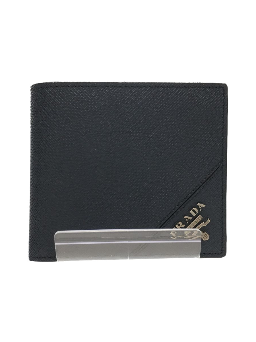 PRADA◇2つ折り財布/レザー/NVY/2MO912/美品 | sweatreno.com