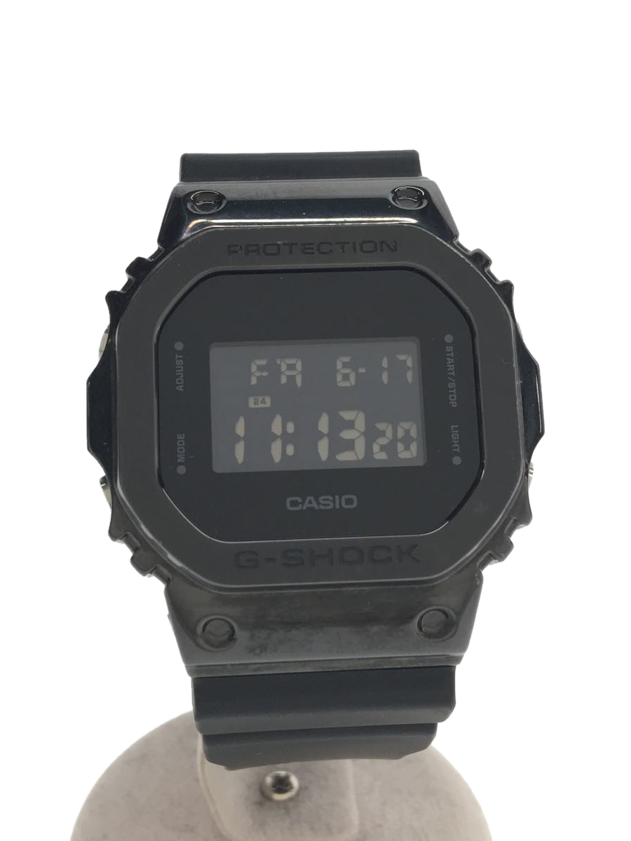 CASIO◇クォーツ腕時計・G-SHOCK/デジタル/BLK/BLK/GM-5600B-1JF
