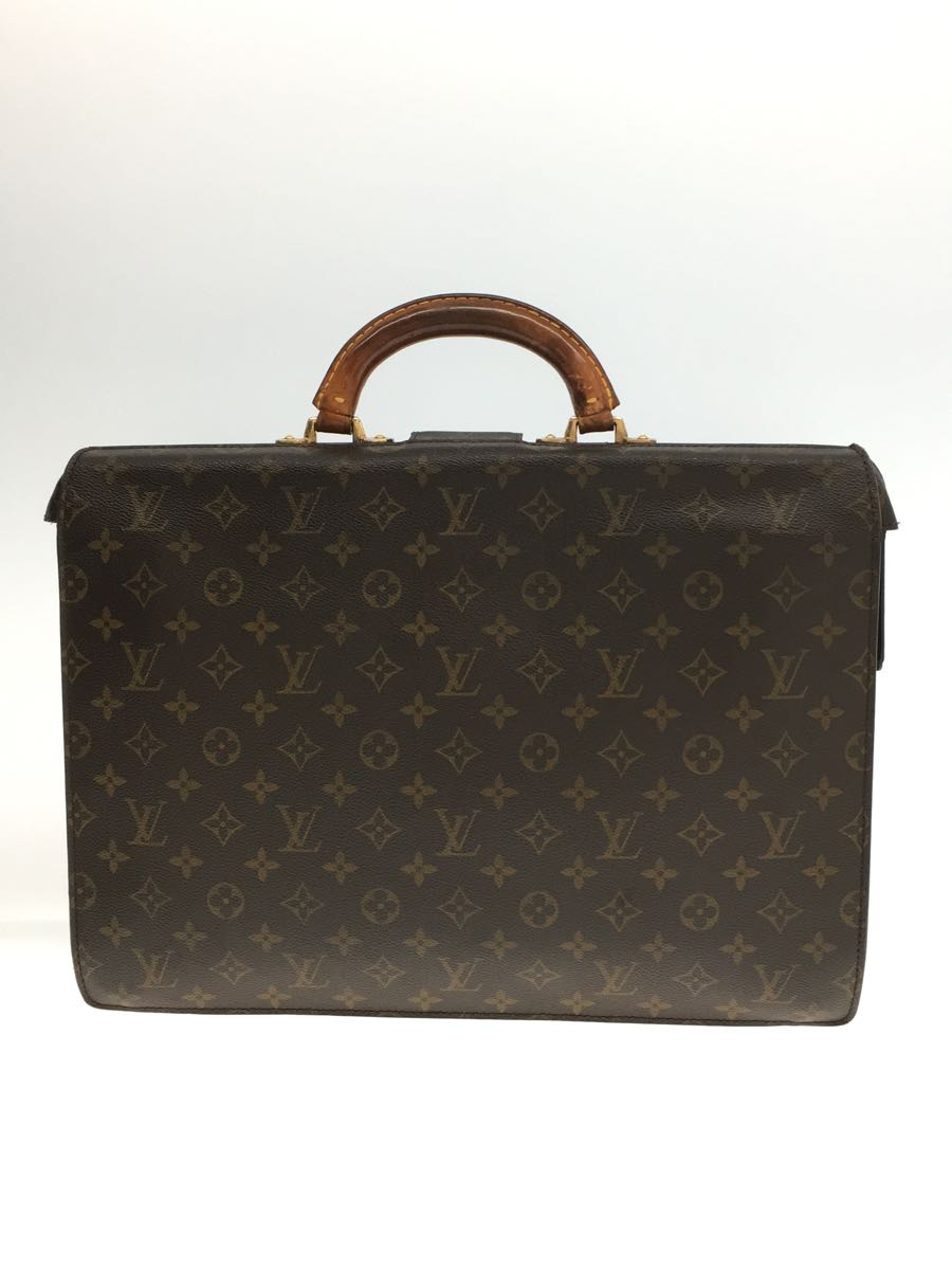 LOUIS VUITTON◇セルヴィエットフェルモアール_モノグラム_BRW/PVC/BRW