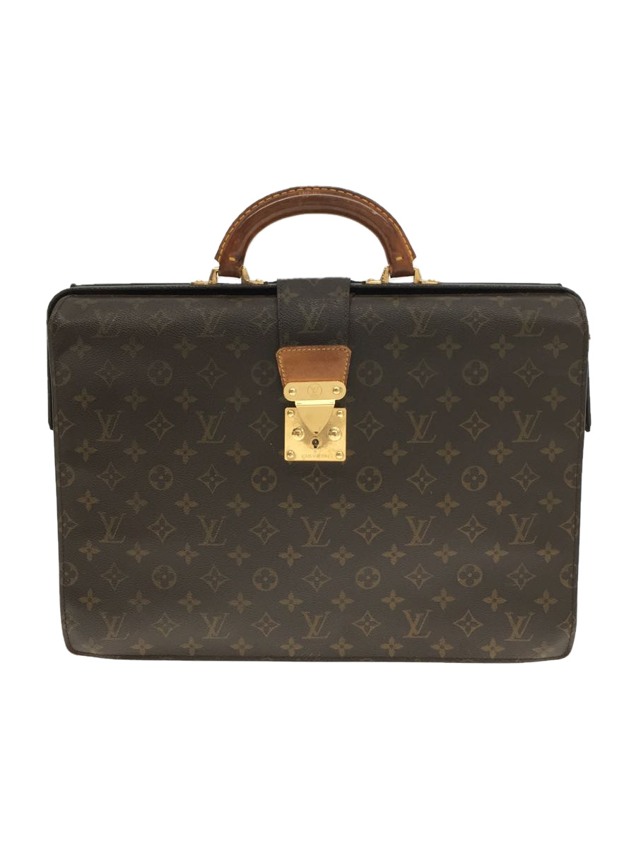 LOUIS VUITTON◇セルヴィエットフェルモアール_モノグラム_BRW/PVC/BRW