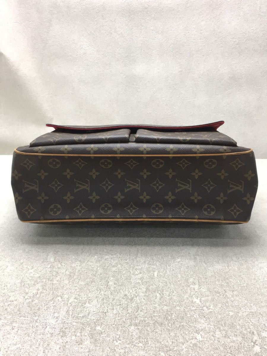 LOUIS VUITTON◇M51162/ミュルティ・プリシテ_モノグラム_BRW/PVC/BRW