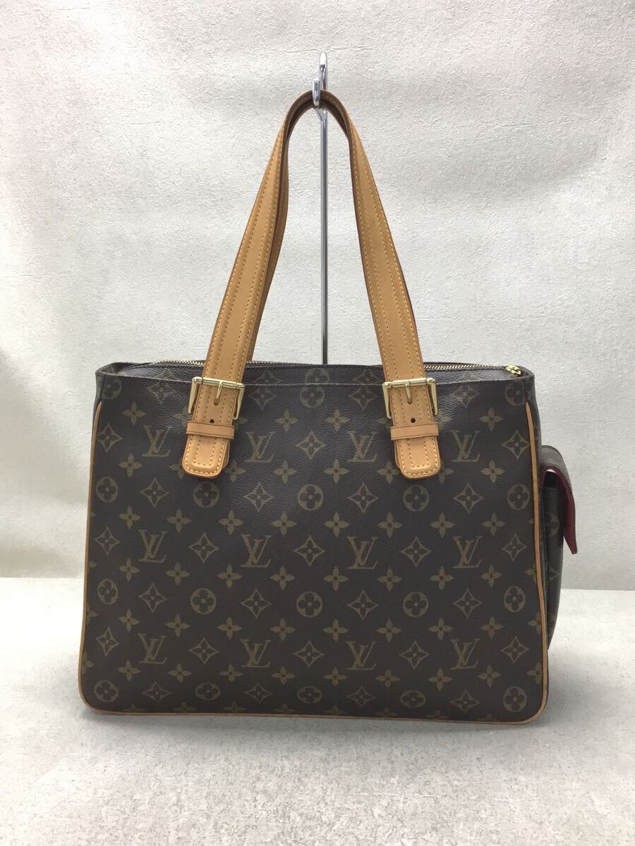 LOUIS VUITTON◇M51162/ミュルティ・プリシテ_モノグラム_BRW/PVC/BRW