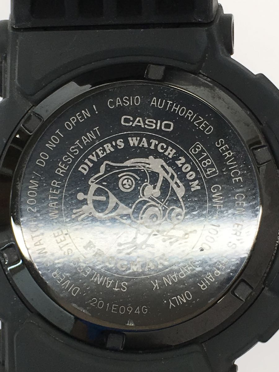 CASIO◇ソーラー腕時計・G-SHOCK/デジタル/BLK/GWF-1000-1JF