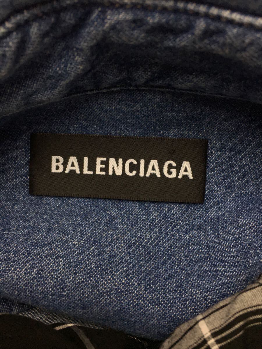 BALENCIAGA◇Gジャン/-/コットン/IDG/19SS/Twinset Hoodie/557356