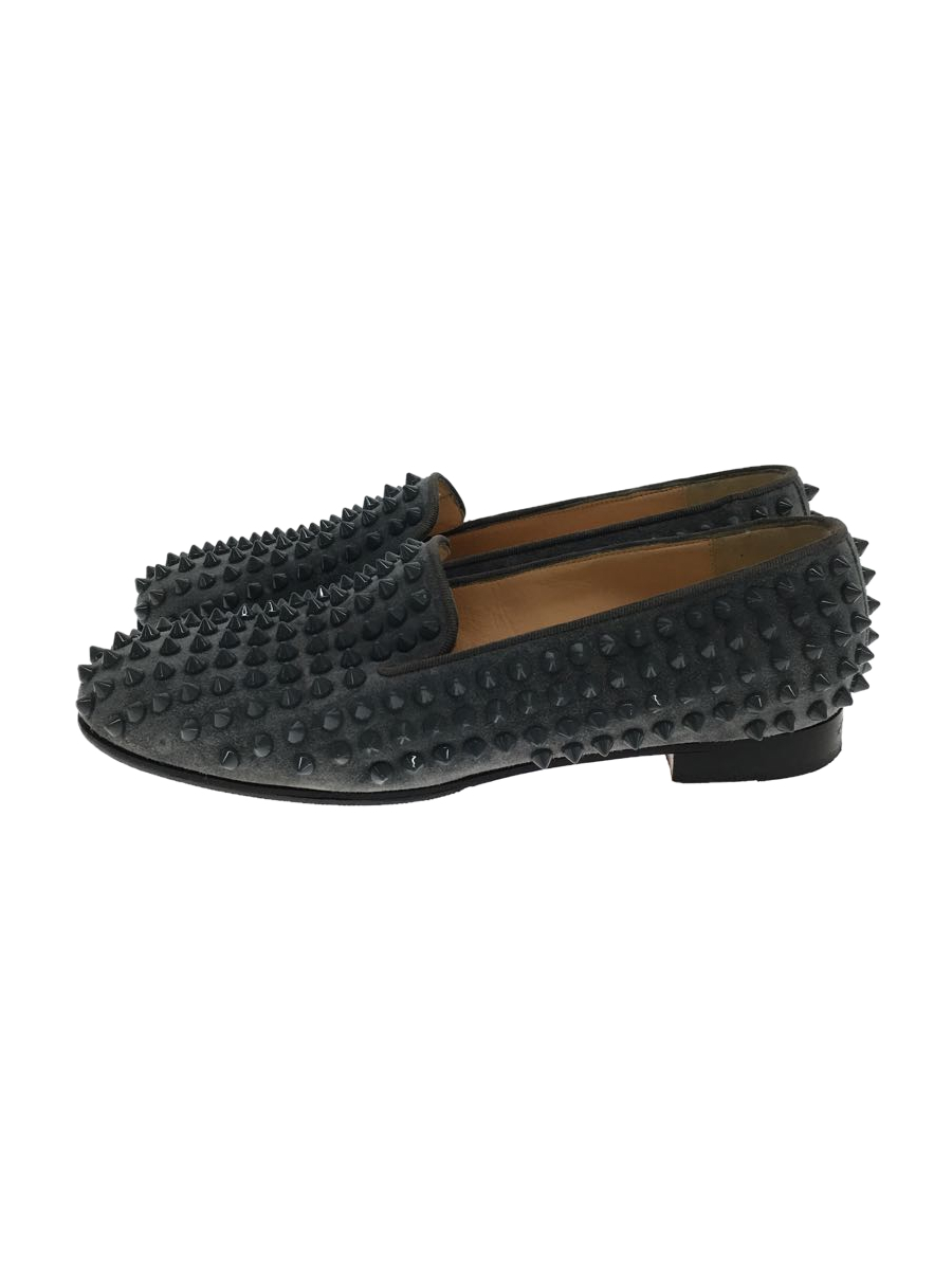 Christian Louboutin◇フラットパンプス/36.5/グレー/スウェード