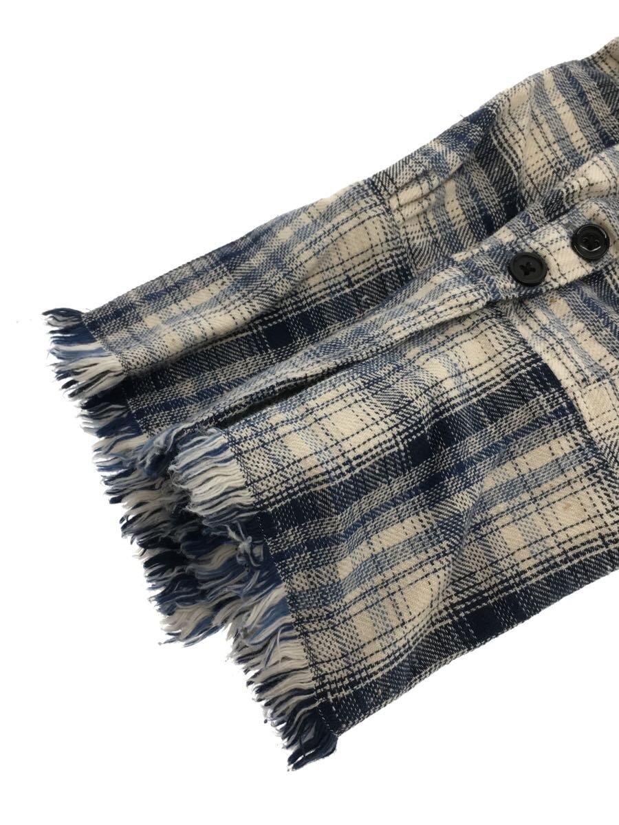 GREG LAUREN◇ジャケット/3/コットン/BLU/RIVER SHAWL COLLAR BOXY